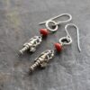Red coral lobster earrings (2) Red coral lobster earrings (2)