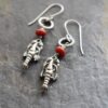 Red coral lobster earrings (3) Red coral lobster earrings (3)