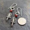 Red coral lobster earrings (4) Red coral lobster earrings (4)