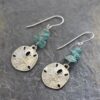 Sand dollar apatite earrings (1) Sand dollar apatite earrings (1)
