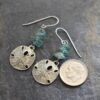 Sand dollar apatite earrings (3) Sand dollar apatite earrings (3)