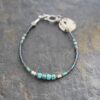 Snad dollar bracelet gray turquoise (4) Snad dollar bracelet gray turquoise (4)