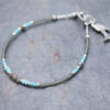 Blue heron beaded bracelet (4)