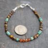 Hessonite garnet, turquoise, tiger eye barcelet (5)_90dpi