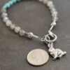Labradorite turquoise rabbit barcelet (4)