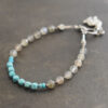 Labradorite turquoise rabbit barcelet (6)