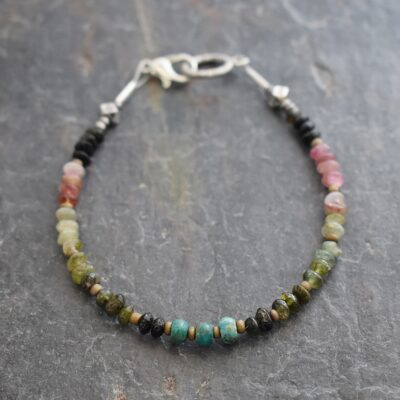 Rainbow touramline bracelet (2)