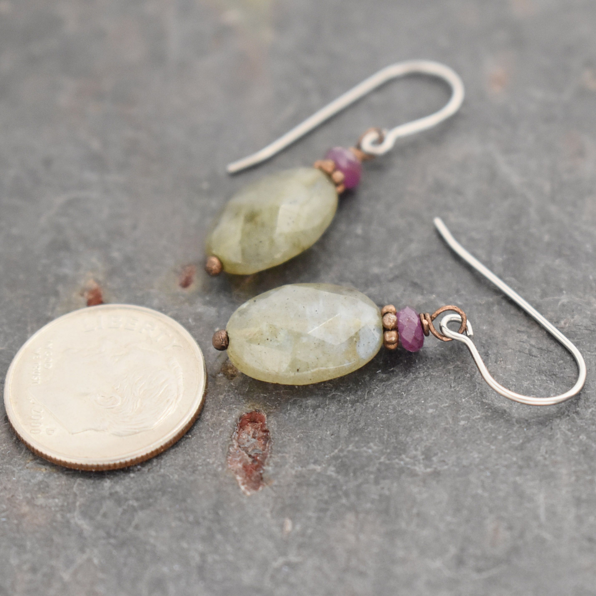 ruby & labradorite earrings (1)