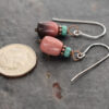 turquoise and pink mookaite earrings (1) turquoise and pink mookaite earrings (1)