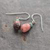turquoise and pink mookaite earrings (2) turquoise and pink mookaite earrings (2)