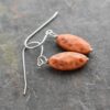 Orang fire agate earrings Orang fire agate earrings