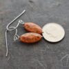 Orang fire agate earrings Orang fire agate earrings