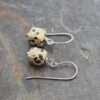 Dalmatian Jasper Cube Earrings (3)