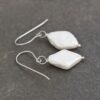 Diamond White Pearl Earrings (2)