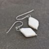 Diamond White Pearl Earrings (4)