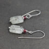 Garnet & Prehnite Earrings (1)