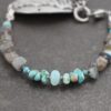 Rocky Mounation labardoitre and turquoise blue opal bracelet (10) Rocky Mounation labardoitre and turquoise blue opal bracelet (10)
