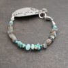 Rocky Mounation labardoitre and turquoise blue opal bracelet (5) Rocky Mounation labardoitre and turquoise blue opal bracelet (5)
