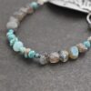 Rocky Mounation labardoitre and turquoise blue opal bracelet (8) Rocky Mounation labardoitre and turquoise blue opal bracelet (8)