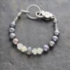 silver pearl, prehnite, labradortie braclete (3) silver pearl, prehnite, labradortie braclete (3)