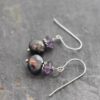 Amethyst and Pearl Earrings (3) Amethyst and Pearl Earrings (3)