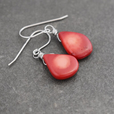 Red Bamboo Coral Drop Earrings (4)_result Red Bamboo Coral Drop Earrings (4)_result