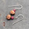 Ruby and copper preal earrings (3) Ruby and copper preal earrings (3)