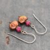 Ruby and copper preal earrings (5) Ruby and copper preal earrings (5)
