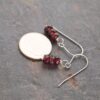 Stacked Garnet Earrings (3) Stacked Garnet Earrings (3)