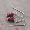 Stacked Garnet Earrings Stacked Garnet Earrings