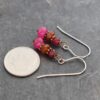 ruby agate, carneiln, ruby jade earrings (4) ruby agate, carneiln, ruby jade earrings (4)