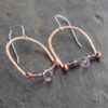 Copper Rainbow Lavender Gemstone Earrings (4)