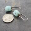Amazonite on copper earrings (3)