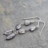 Long Iolite Earrings (2)