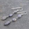Long Iolite Earrings