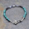 Turquoise Iolite beaded barecelet (3) Turquoise Iolite beaded barecelet (3)