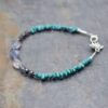 Turquoise Iolite beaded barecelet (4) Turquoise Iolite beaded barecelet (4)