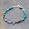 Turquoise Iolite beaded barecelet Turquoise Iolite beaded barecelet
