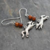 Hessonite running fox earrings (4) Hessonite running fox earrings (4)