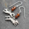 Hessonite running fox earrings (5) Hessonite running fox earrings (5)