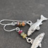 Rainbow Tourmaline Trout Earrings (4) Rainbow Tourmaline Trout Earrings (4)