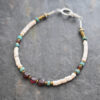 Strawberry shell garnet bracelet (4)