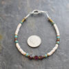 Strawberry shell garnet bracelet