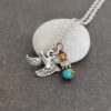 Tiny Flying Mallard Duck Necklace (2) Tiny Flying Mallard Duck Necklace (2)