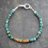 Turquoise chunk Ethiopian Opal bracelet (6) Turquoise chunk Ethiopian Opal bracelet (6)