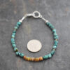 Turquoise chunk Ethiopian Opal bracelet (8) Turquoise chunk Ethiopian Opal bracelet (8)
