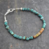 Turquoise chunk Ethiopian Opal bracelet (9) Turquoise chunk Ethiopian Opal bracelet (9)