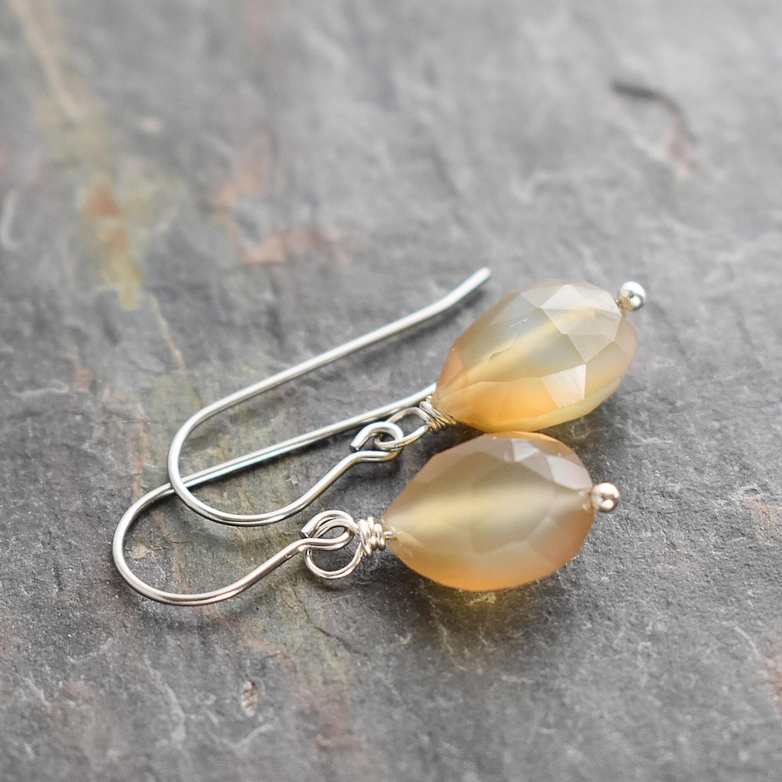 whisky quartz drop earrings (3)