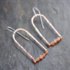 Sunstone copper rainbow earrings (3) Sunstone copper rainbow earrings (3)