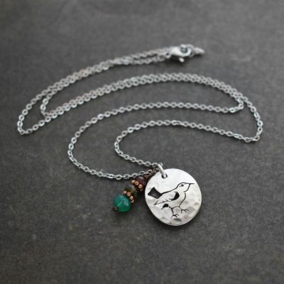 Pewter Wren Pendant Pewter Wren Pendant